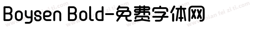 Boysen Bold字体转换